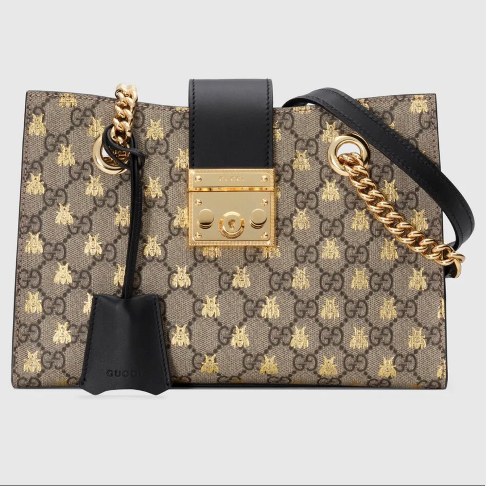 Gucci bees padlock purse/ bag